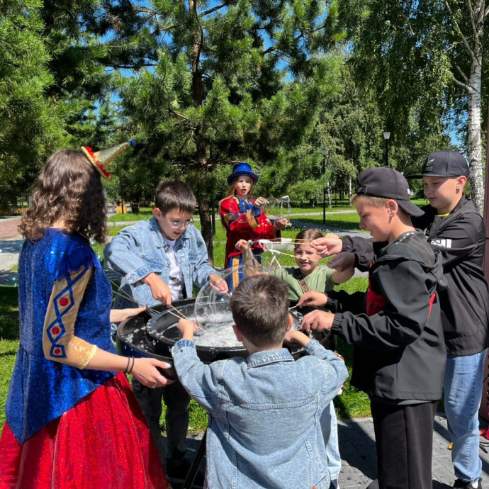 ​Мастер-класс по созданию мыльных пузырей