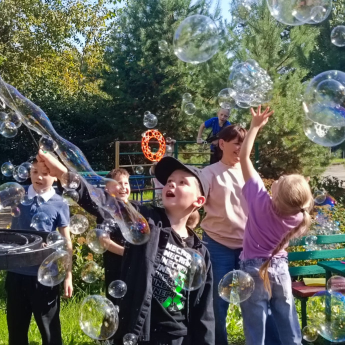 Мастер-класс «Мыльные пузыри»